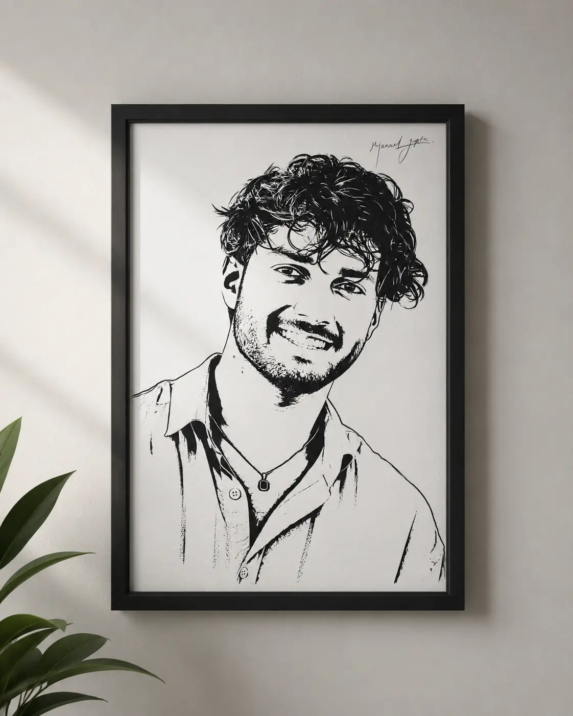 الرسم بالأبيض والأسود