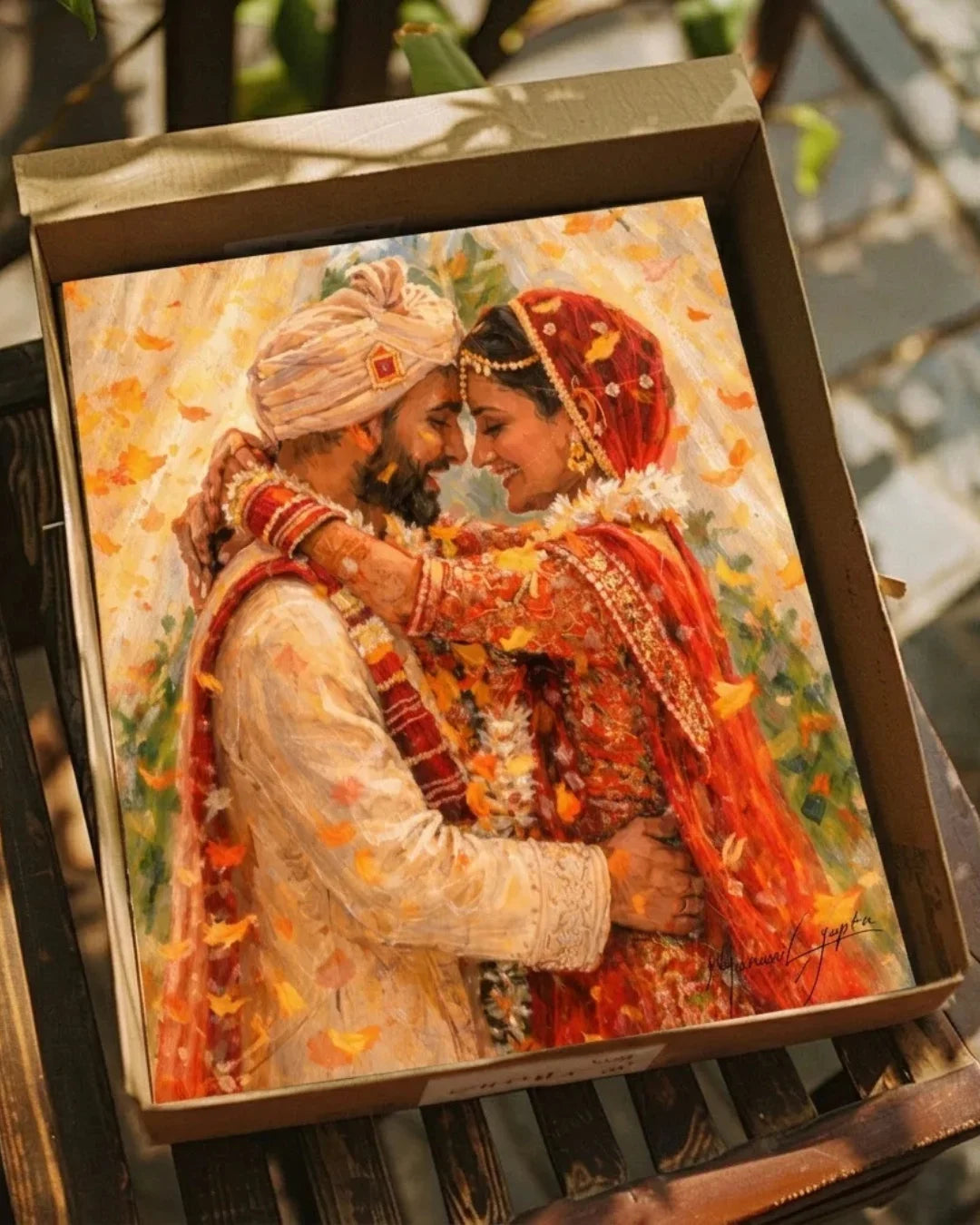 Coloured Handmade Painting